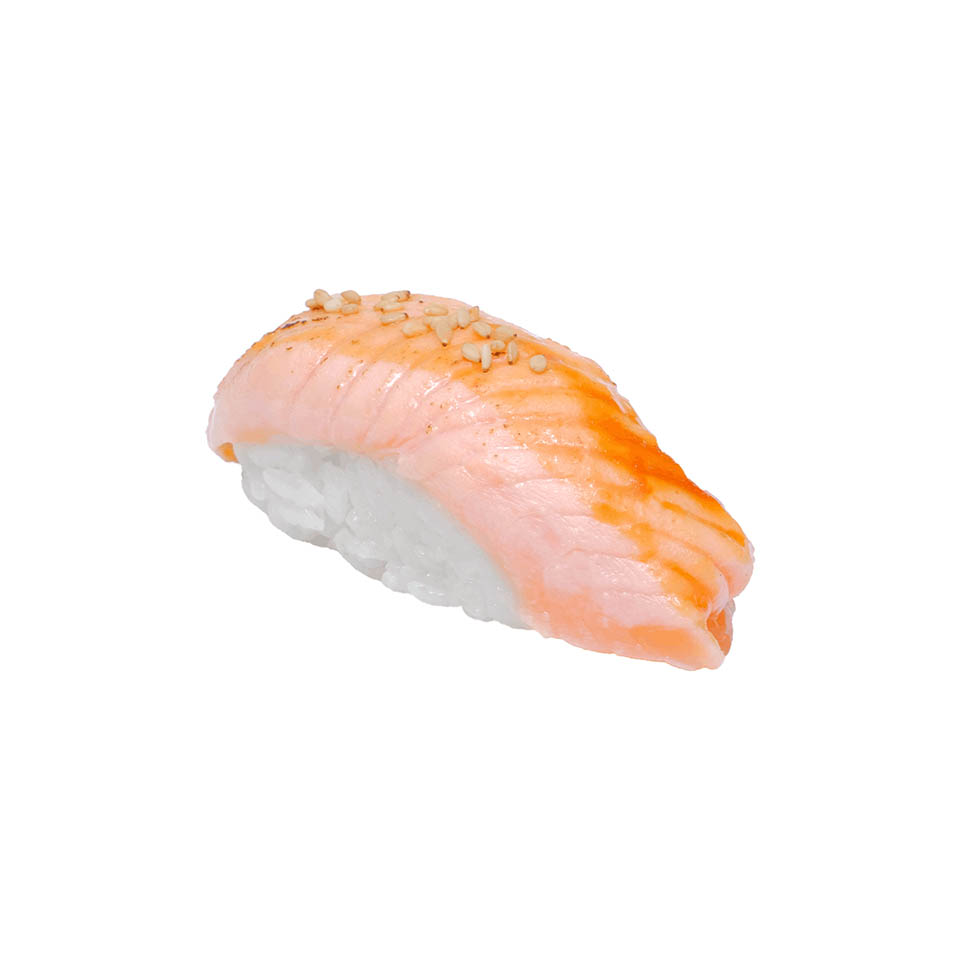 Flamed Salmon Nigiri