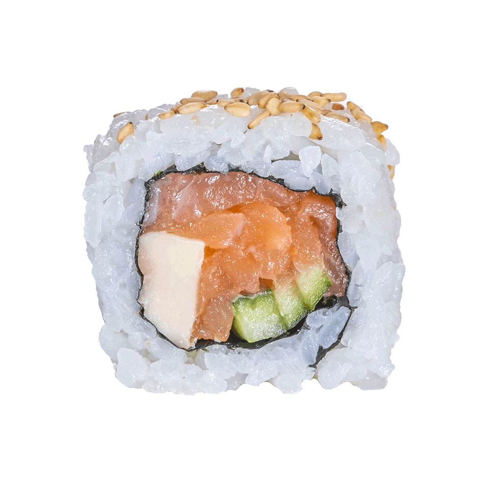 Salmon Cheese Inside Out Roll (8 stuks)