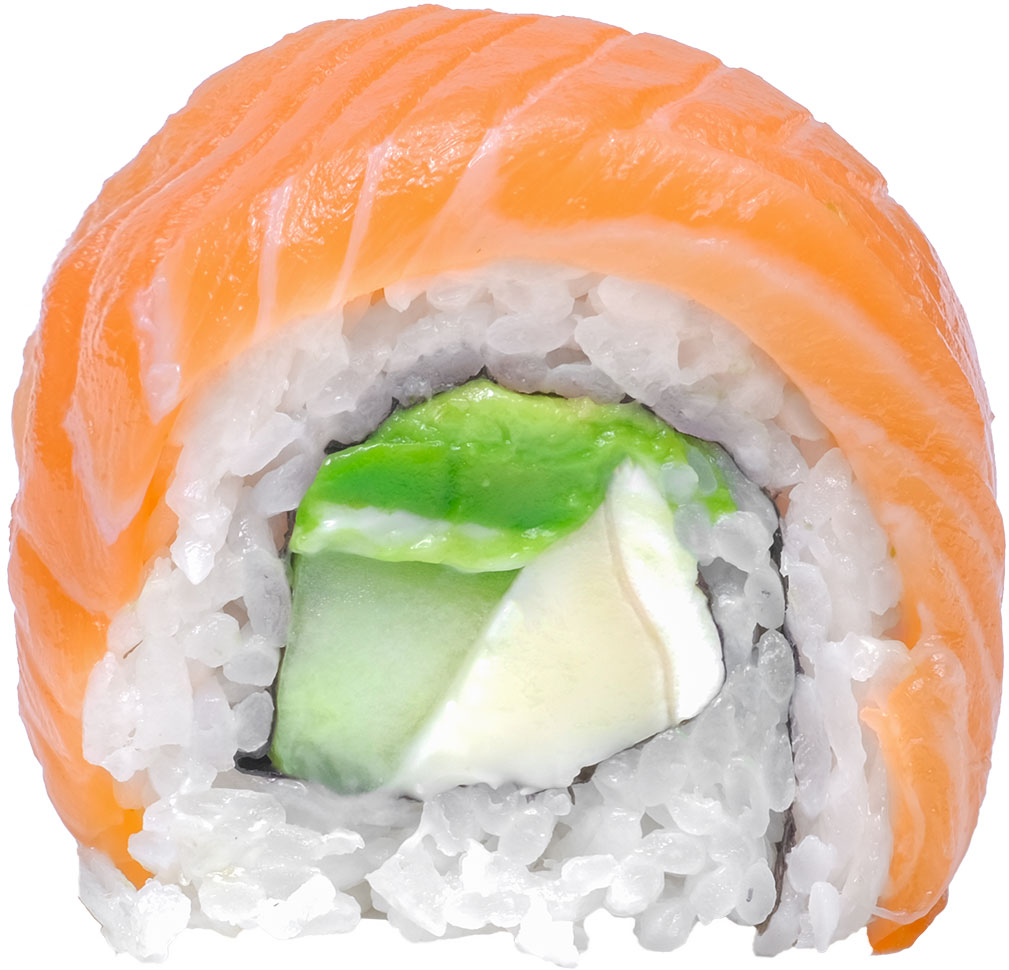 Soft Shell Cheese Salmon Roll